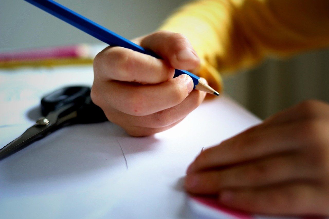 writing hand