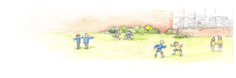 Simon kids_on_field